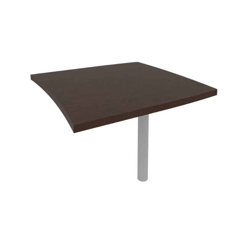 Брифинг приставка для криволинейного стола First КВ-2 (венге Цаво)